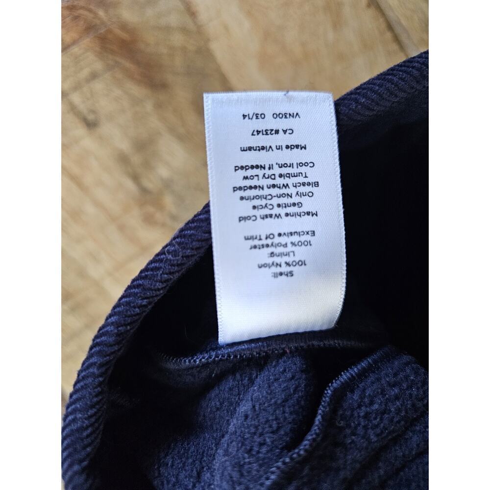 TALBOTS Navy Quilted Mid Length Barn Jacket Size L Equestrian Preppy - Picture 10 of 10